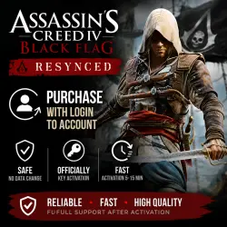 ASSASSIN'S CREED BLACK FLAG RESYNCED - [PURCHASE FOR YOUR ACCOUNT] [Xbox VERSION]