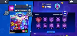 АККАУНТ BRAWL STARS 60.000 КУБКОВ