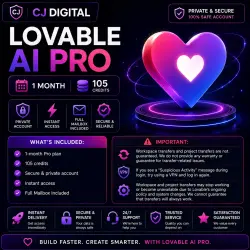 Lovable AI Pro Subscription 1 Month - Private Account (Global)