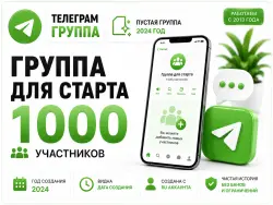 Telegram Group Chat 2024, 1,000 members, Full transfer of ownership rights