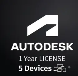 Autodesk AutoCAD 2027–2024 LICENSE (5 Device / 1 Year)