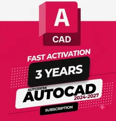 Autodesk AutoCAD 2024-2027 – 36 Months Subscription Access