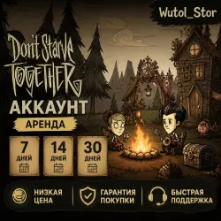 DON'T STARVE TOGETHER | ONLINE | CAR RENTAL 24/7 | STEAM (copy)