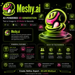 Meshy AI | Pro | Premium | Ultra | 1 месяц