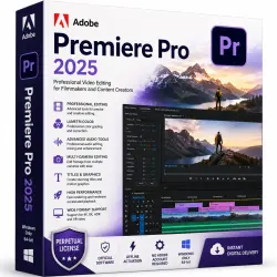 Adobe Premiere Pro 2025 | Professional Video Editing | Perpetual License | Windows PC
