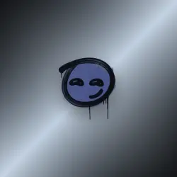 Sealed Graffiti | Smirk (SWAT Blue)