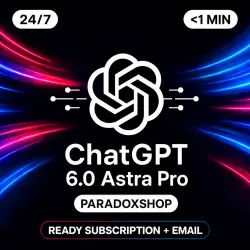 READY ChatGPT 6.0 Astra PRO X5 X20 | SUBSCRIPTION | 1 MONTH | + EMAIL | GPT 5.6 | CHATGPT PRO