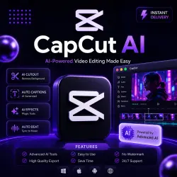 CapCut Pro | 7 Days | Ready Account | Delivery Within a Few Hours