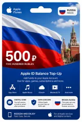 Itunes Russia 500 rub