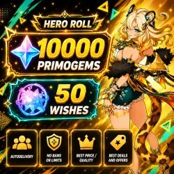 「 NO ERROR 」 【 10000+ PRIMOGEMS 】 【 100+ PULLS 】「 UNROLL 」