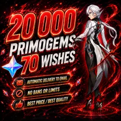 「 NO ERROR 」 【 20000+ PRIMOGEMS 】 【 190+ PULLS 】「 UNROLL 」