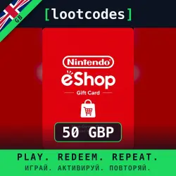 Nintendo eShop Gift Card £50 GBP — Nintendo Switch United Kingdom Digital Code