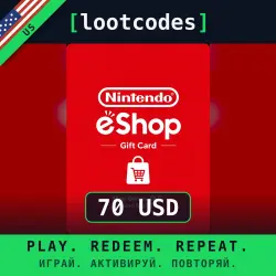Nintendo eShop Gift Card $70 USD — Nintendo Switch United States Digital Code
