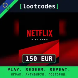 Netflix Gift Card — EUR 150 — Europe