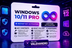 Windows 10/11 Professional License Key | 1 Year  | Instant Delivery