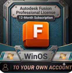 Autodesk Fusion Professional License | 12-Month Subscription | WinOS