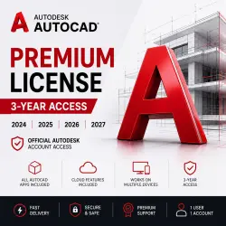 Autodesk AutoCAD Premium | 3-Year Access | 2024–2027 | Official Account