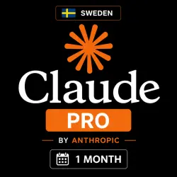 Sweden Claude Pro Account - 1 Month | AUTO 24/7, FULL WARRANTY