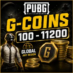 PUBG G-COINS CODE | 100-11200 | ANY REGION