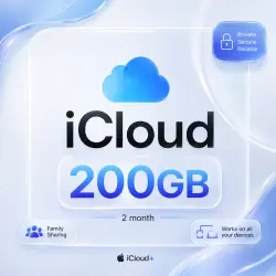 iCloud+ 200GB Storage Activation Key (2 Months)(No login)