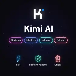 Kimi AI Moderato/Allegretto/Allegro/Vivace 1-12M | Upgrade/Renewal | Warranty