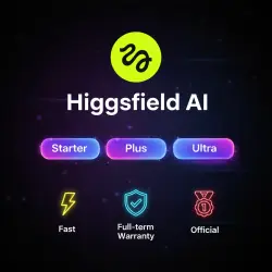 Higgsfield AI Starter/Plus/Ultra 1-12M | Upgrade/Renewal | Warranty