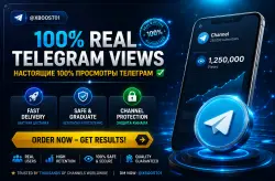 Real Telegram Views | High Quality |  | XBoost Services