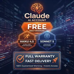 Claude AI Account |  | Full Warranty | Haiku 4.5 & Sonnet 5