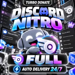 24/7 AUTOMATIC DELIVERY: Discord NITRO FULL and BASIC | NO NEED TO LOG IN TO YOUR ACCOUNT!