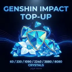60 / 330 / 1090 / 2240 / 3880 / 8080 / 16,160 CRYSTALS | GENSHIN IMPACT | TOP-UP