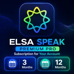 ELSA Speak Premium Pro Subscription for Your Account | 3 & 12 Months