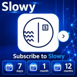 Subscribe to Slowy | 7 days, 1 month & 12 months