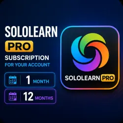 Sololearn Pro subscription for your account (1 month & 12 months)