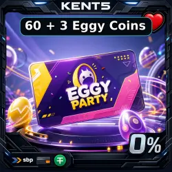 Eggy Party — 60 + 3 Eggy Coins [Top Up]