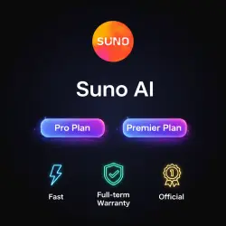 Suno AI Pro Plan/Premier Plan 1-12M | Upgrade/Renewal | Warranty