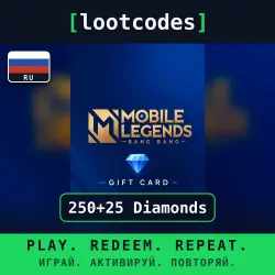 Mobile Legends: Bang Bang — 250+25 Diamonds — Russia