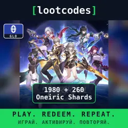 Honkai: Star Rail — Top Up — 1980 + 260 Oneiric Shards — Global