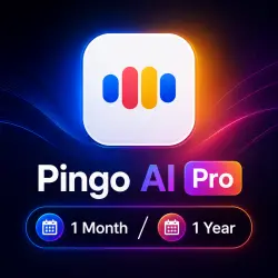 Subscribe to Pingo AI Pro | 1 Month / 1 Year