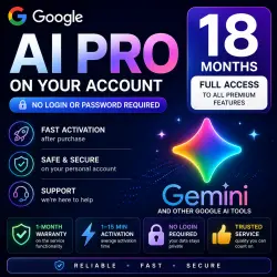 Google AI Pro 18 Months | On Your Account | No Login Required