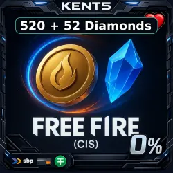Free Fire (CIS) — 520 + 52 Diamonds [Top Up]