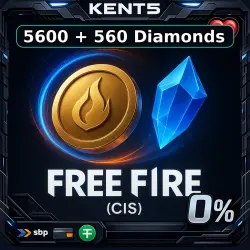 Free Fire (CIS) — 5600 + 560 Diamonds [Top Up]