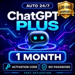 ChatGPT Plus | 1 Month | AUTO 24/7 | Activation Code | No Password Required