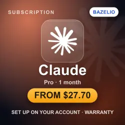 Claude Pro subscription · 1 month