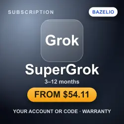 SuperGrok (xAI) subscription · 3 or 12 months