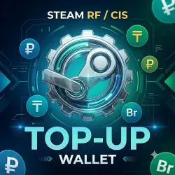 STEAM Wallet Top-up (RF / CIS) — Instant Delivery 24/7