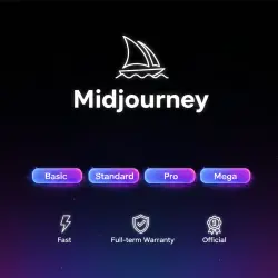 Midjourney Basic /Standard /Pro /Mega 1-12M | Upgrade/Renewal | Warranty