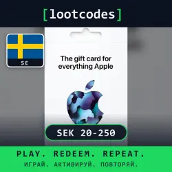 Apple Gift Card 20 25 30 40 50 75 100 150 200 250 SEK — Apple Sweden Digital Code