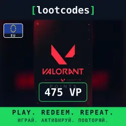 Valorant Points — 475 — Riot Games — Europe