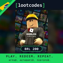 Roblox Gift Card BRL 200 — Roblox Brazil Digital Code