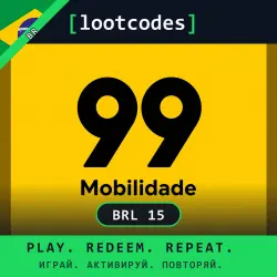 99 Mobilidade Gift Card BRL 15 — Mobile (iOS / Android) Brazil Digital Code